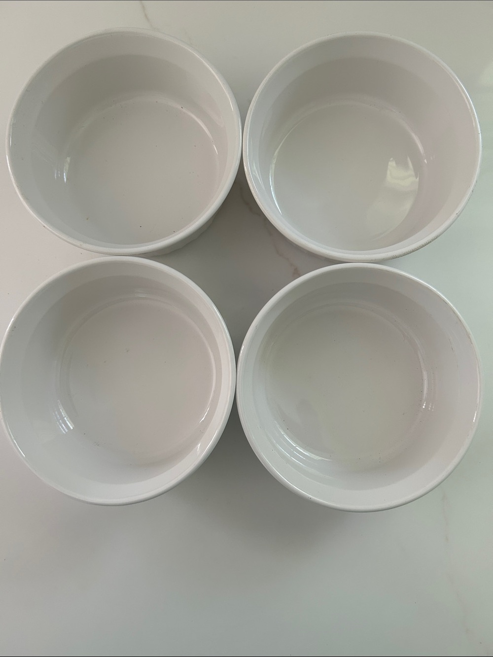 Corning Ware French White design 4 pc set